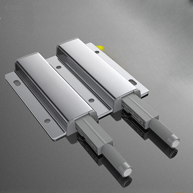 1PCS aluminum alloy wardrobe door self bouncing device heavy-duty cabinet door press type pull free rebound device