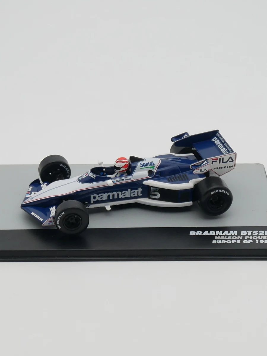 Ixo 1:43 BRABHAM BT52B  NELSON PIQUET EUROPE GP 1983 Diecast Car Model Metal Toy Vehicle