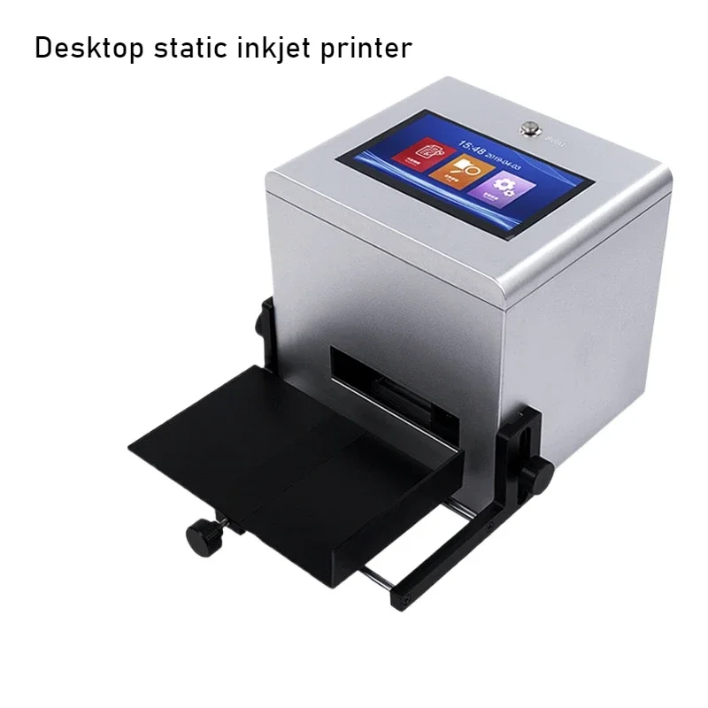 Intelligent Desktop Inkjet Printer Can Print Production Date QR Code Batch Number Semi-automatic Static