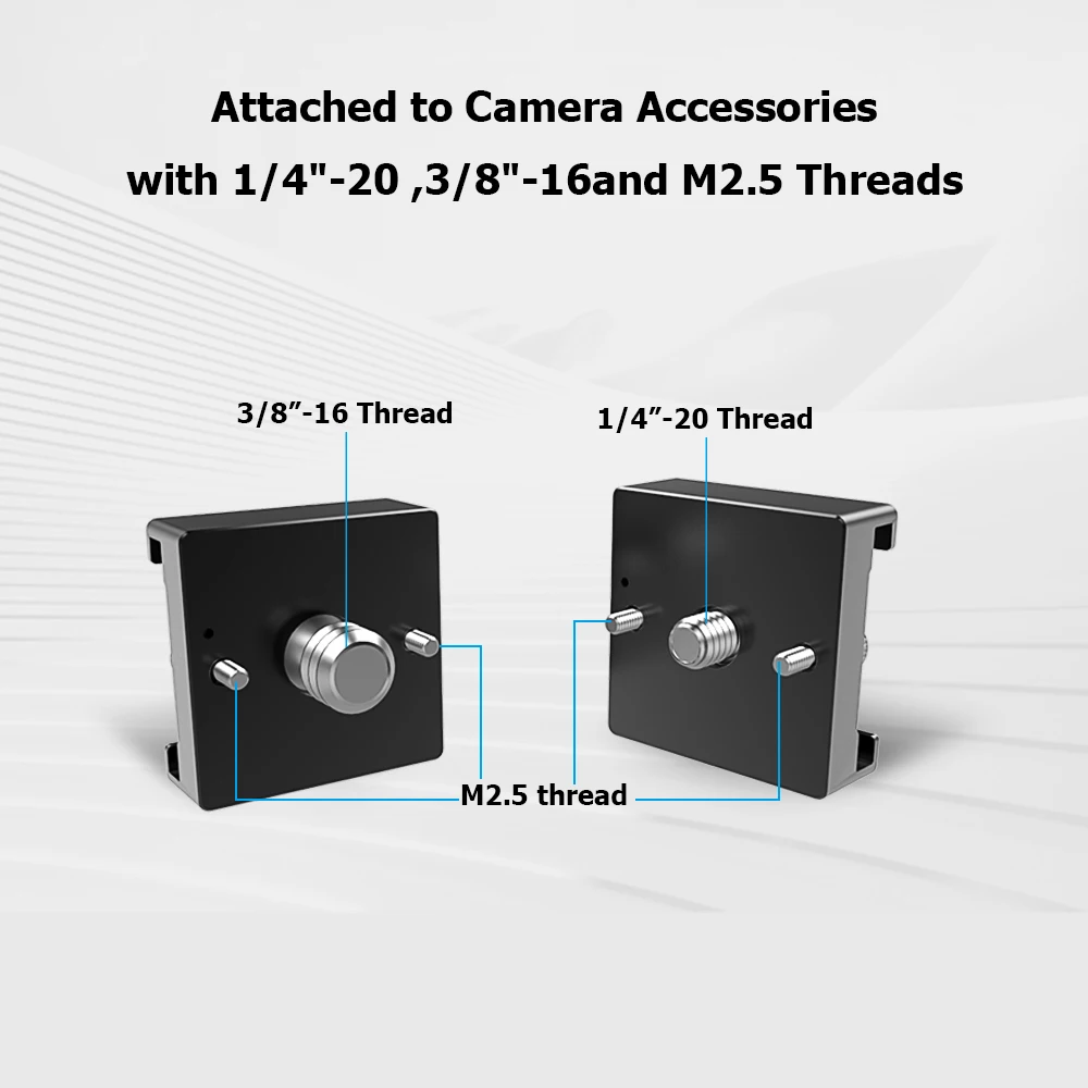 Адаптер для крепления на холодный башмак KIMRIG с винтами 1/4 3/8 винтами для крепления светодиодного освещения, ручка монитора, микрофон, набор установки для камеры «сделай сам»