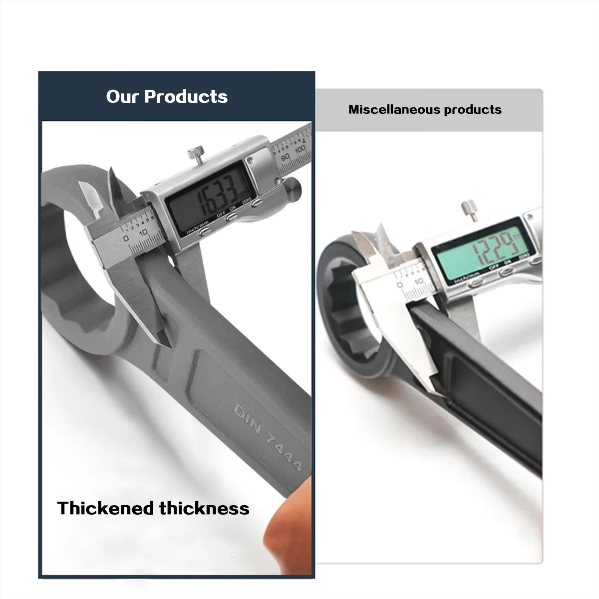 

Heavy Duty Striking Box Wrench, Self-Tightening Impact Box Wrench, Multi-function Hammer Wrench for Industrial Repair