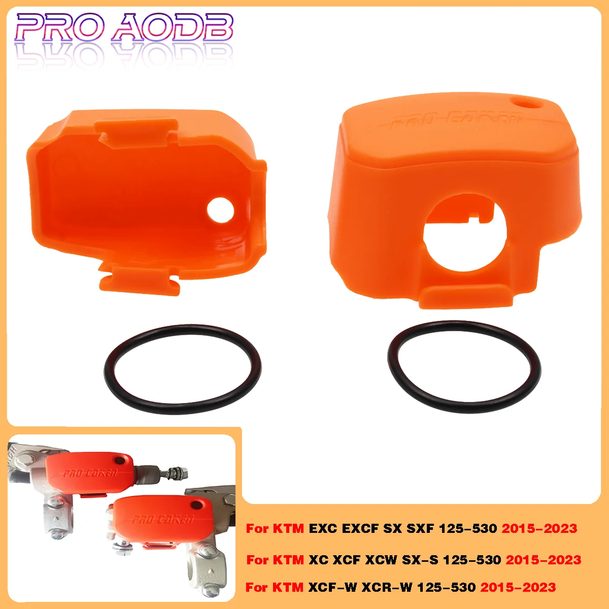 Motorcycle ABS Plastic Master Cylinder Covers Cases Protect For KTM XCR-W XCF-W XC-W XCF SX-S SX-F XC SX EXC 125-530 2015-2022