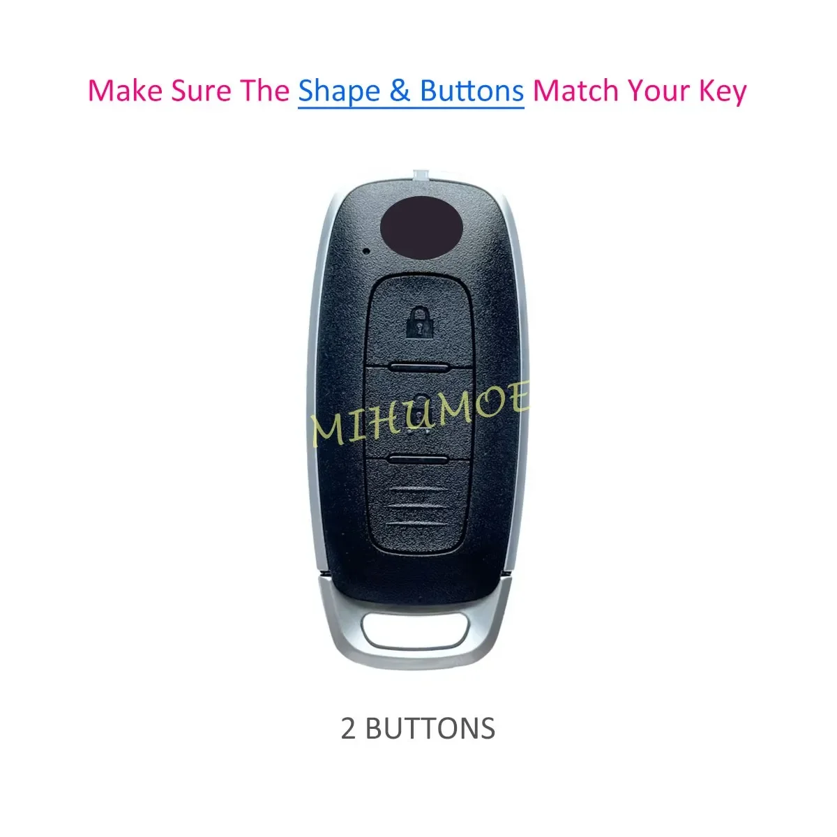 2 أزرار سيليكون حافظة مفاتيح السيارة سلسلة غطاء لنيسان X-Trail قاشقاي باثفندر ركلات جوك أرييا 2023 2024 2025 ماتي الأسود #2