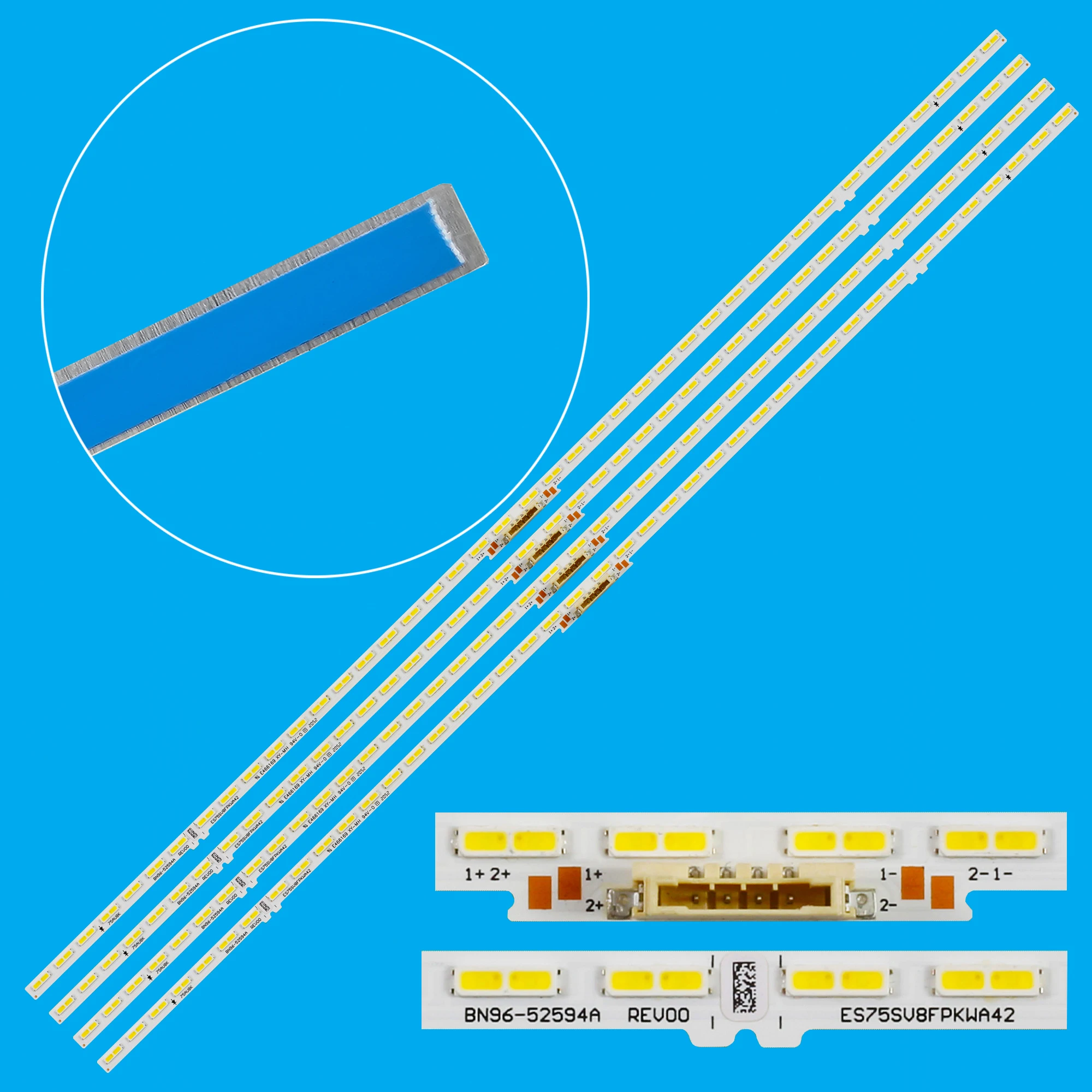 

1/5/10 Kit LED Strip For UN75AU8000F UN75AU8000B UA75AU8000W UN75AU8200 UE75AU8000 UN75AU800DF 75AU8K 75AU8K S1A8-750SM0-R0