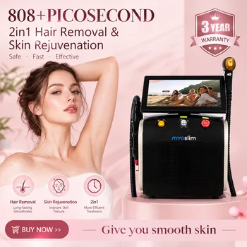 Professional Diode Laser Permanent Hair Burning Removal 808nm Epilator 3 Wave Picosecond…