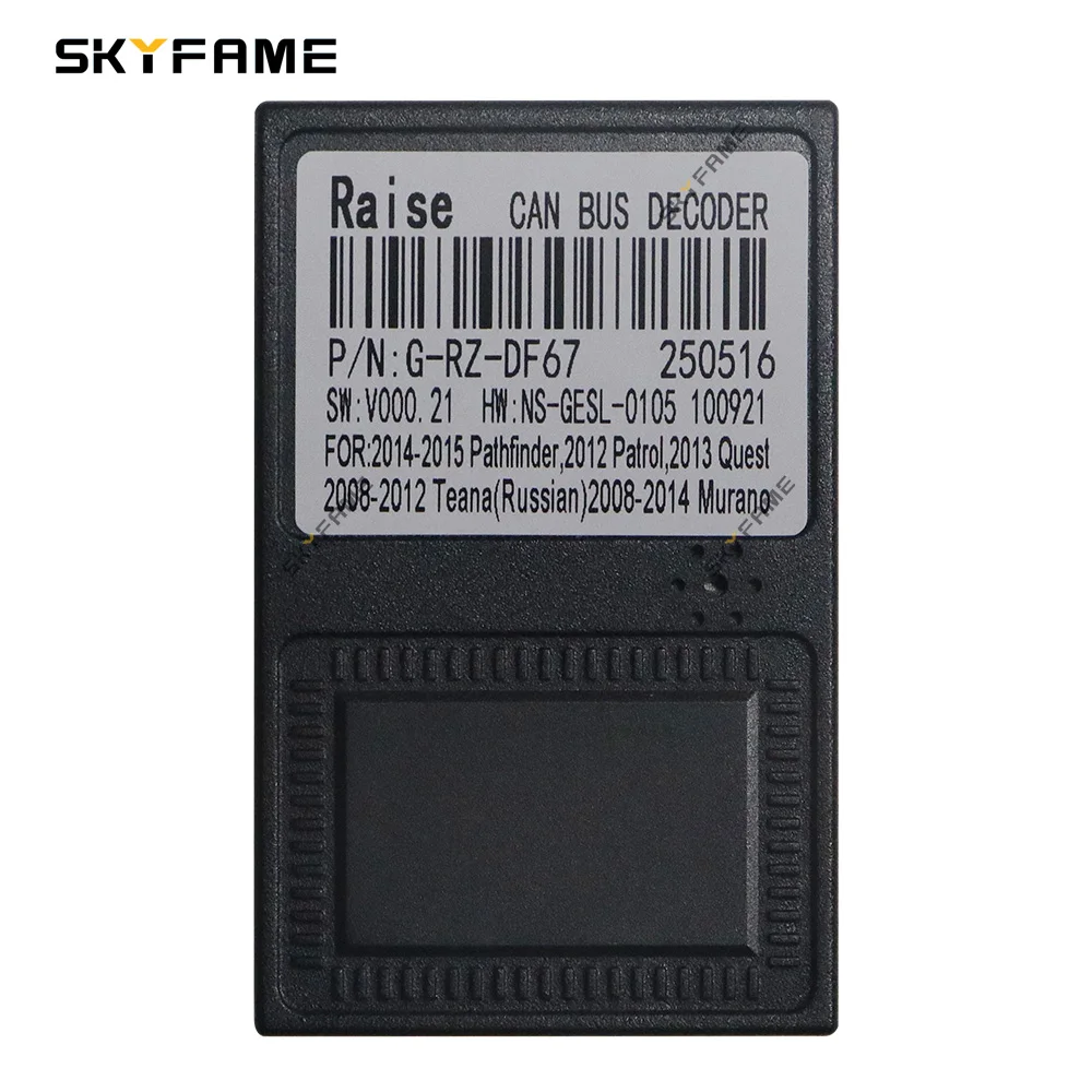 SKYFAME 16Pin Car Wiring Harness Adapter Canbus Box Decoder