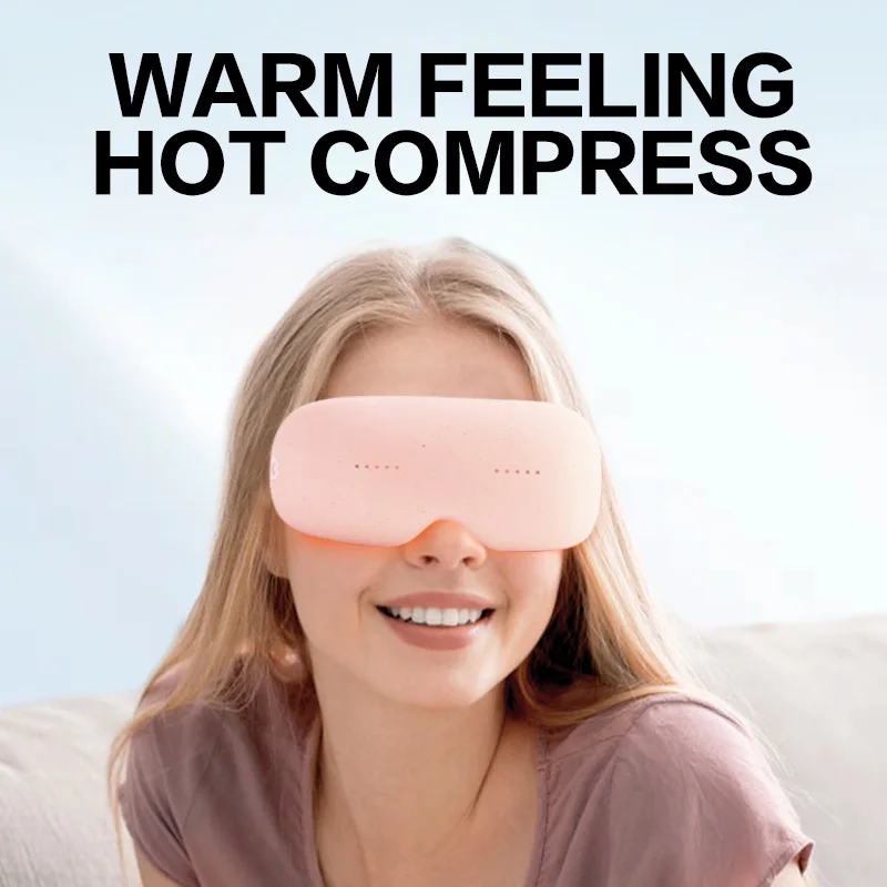 مع الحرارة اللاسلكية الذكية العناية بالعين قناع التدليك أداة الاهتزاز ساخنة ضغط العين مدلك