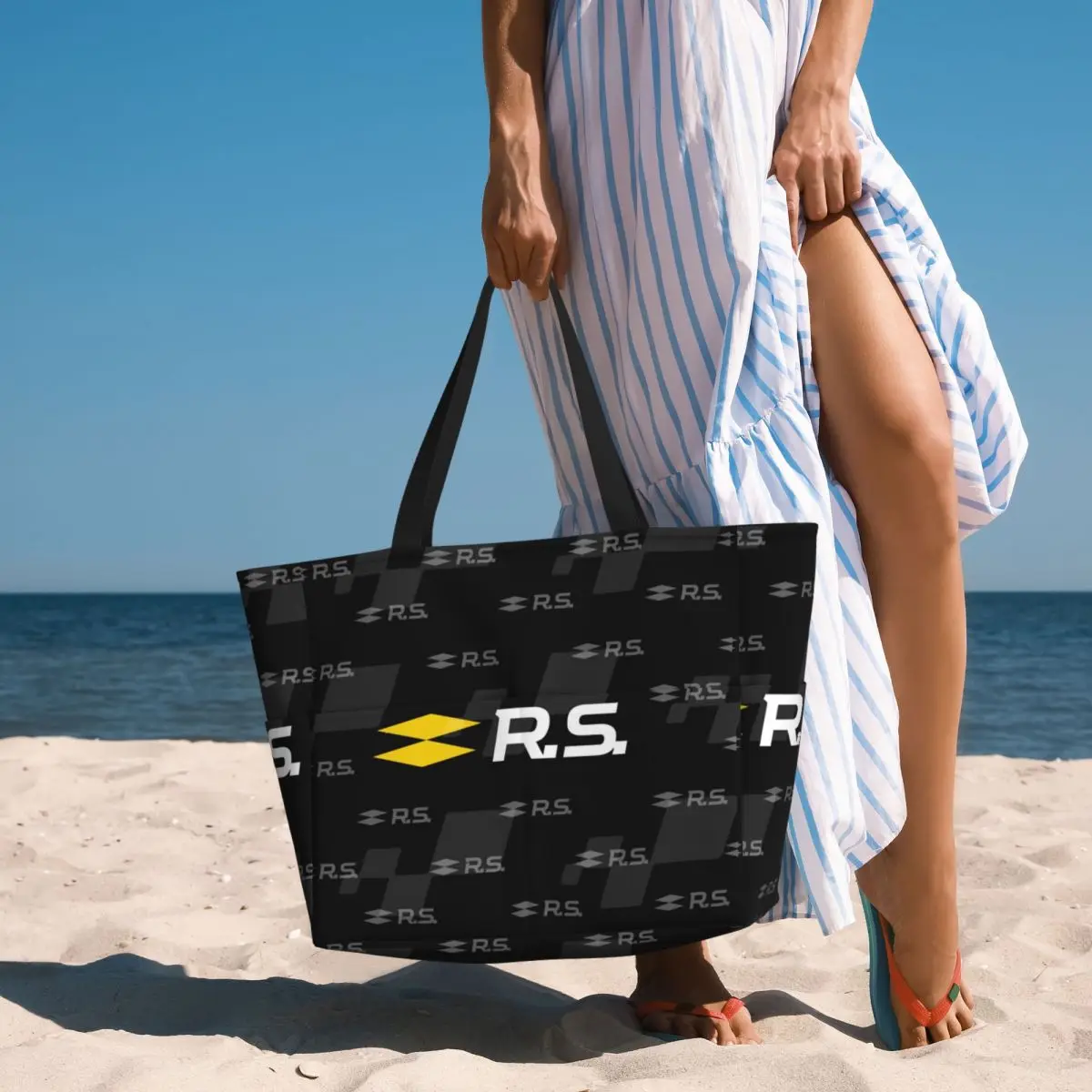 

Renault Sport RS Car Beach Tote Bag Sport Gym Yoga Duffle Large Tote Bag Women Travel Bag Fitness bag