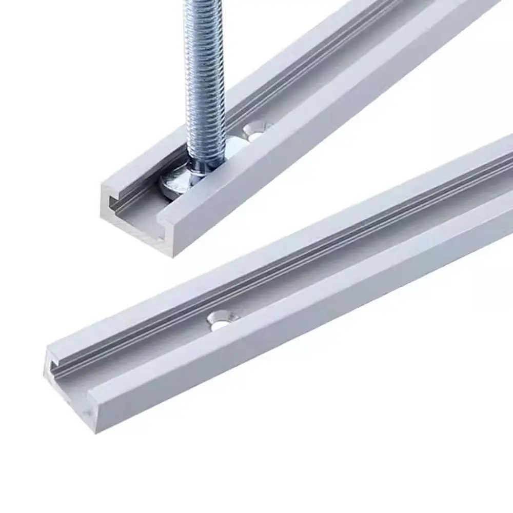 1Pc Slide Guide Rail T-Track Aluminium Alloy T Slider Fixture Slot Slide T-Slot Track 19 Type 19x9.5mm 300-600mm