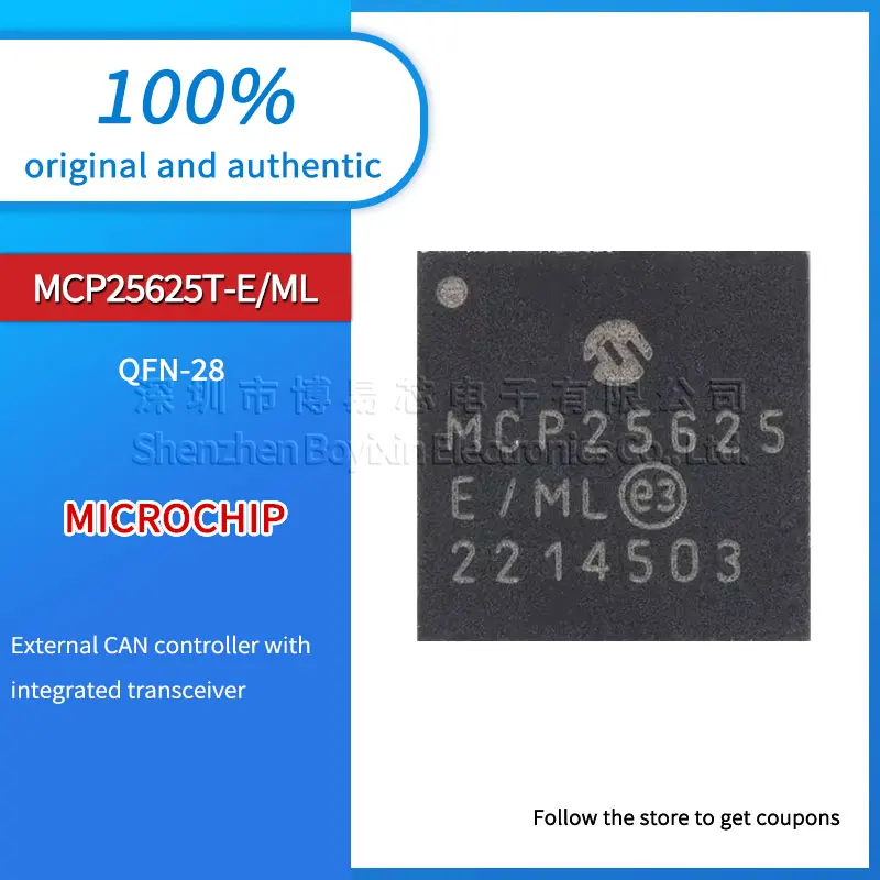 

Original genuine MCP25625T-E/ML QFN-28