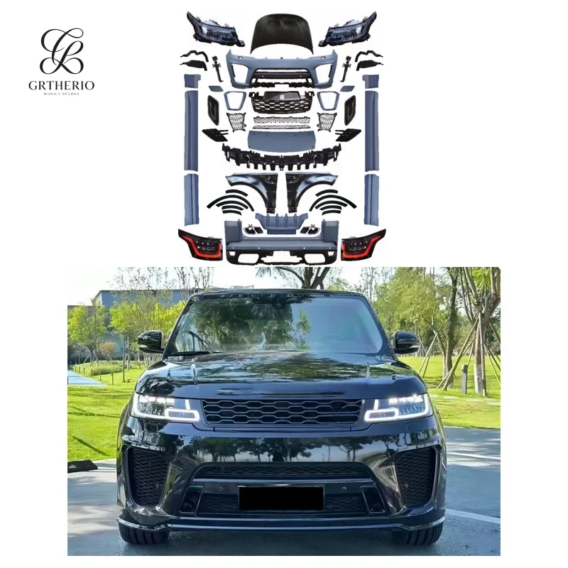 

Горячая распродажа: Комплект для рестайлинга кузова SVR (обвес) для Land Rover Range Sport L494 2014-2017 (обновление до версии 2018-2022)