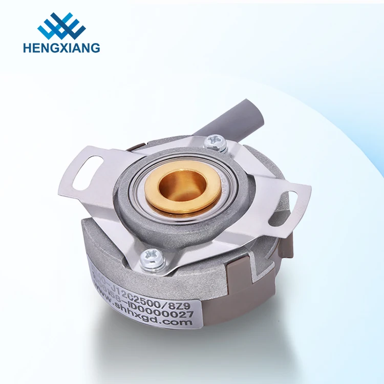 

KN40 thin 20mm hollow shaft 8mm 5VDC UVW 1000ppr line driver A/B/Z/U/V/W 15 cord wires dc motor encoder QR145-05/05-1000-6-01-T3