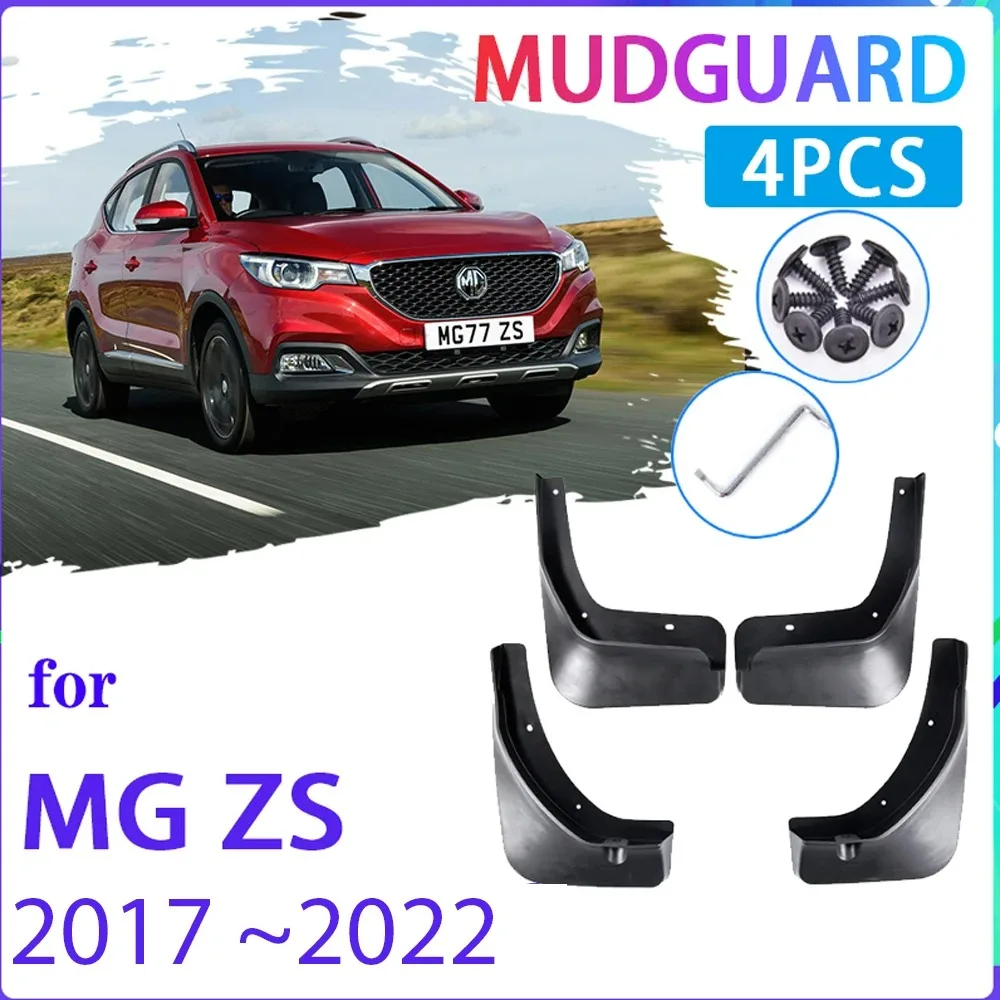 

4 PCS Car Mud Flaps for MG ZS MGZS 2017 2018 2019 2020 2021 2022 Auto Mudguard Splash Guards Fender Mudflaps Auto Accessories