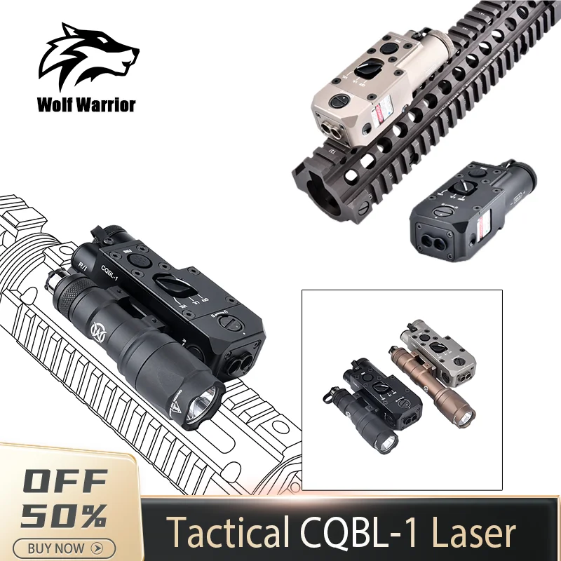 WADSN CQBL Metal Red IR Laser M600 M300 PLHV2 Flashlight With Dual Fuction Switch Suit Tactical Airsoft LED Hunting Weapon Light