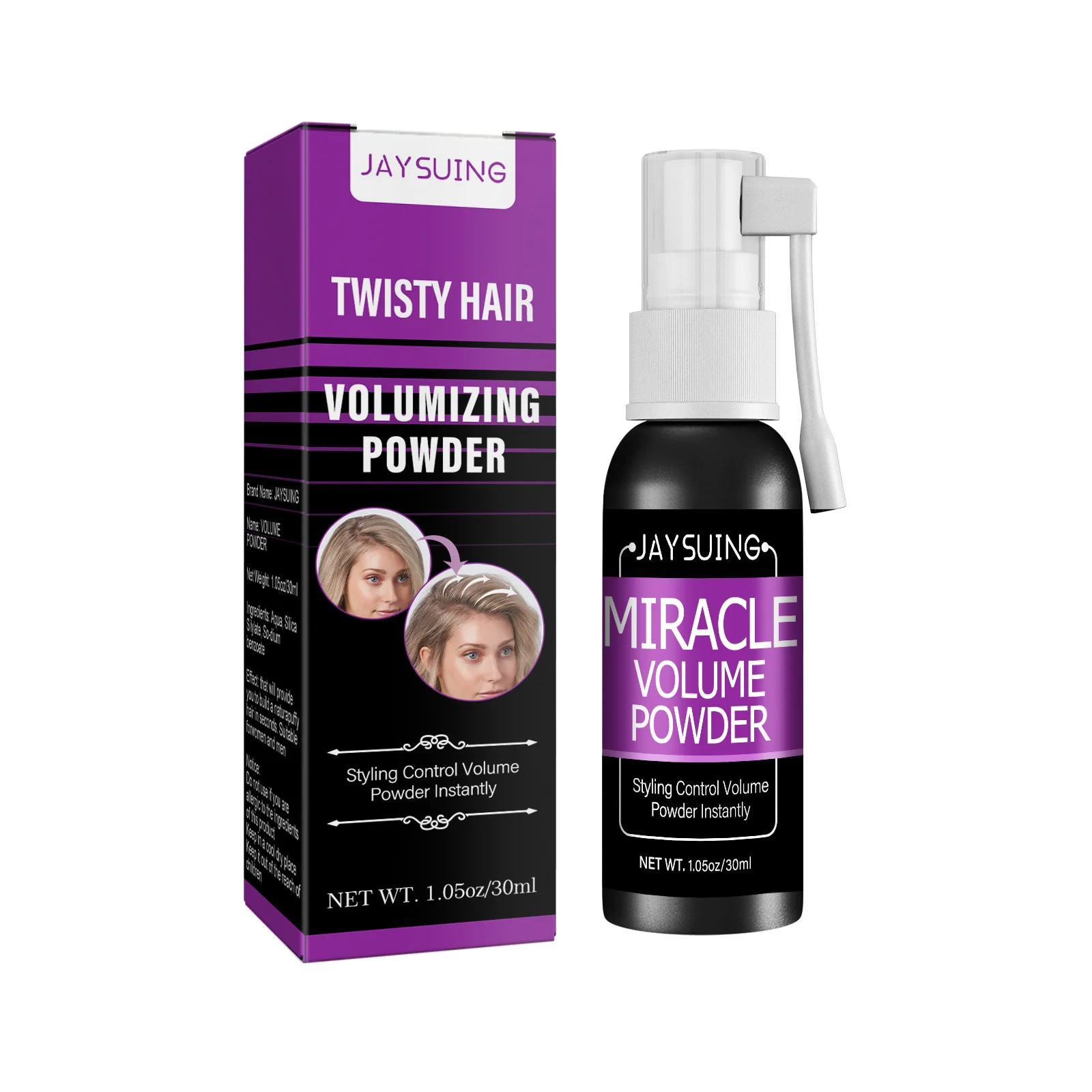 Hair Fluffy Spray Increase Hair Volumize Long Lasting Non-sticky Quick-Dry No Wash Oil Control Nourishing Hair Thickening Spray