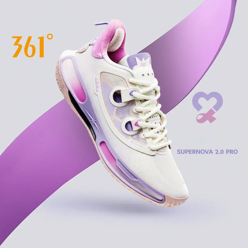 361 Degrees Super Nova 2.0 PRO Men Basketball Sports Shoes Professional Non-Slip Breathable High-Elastic Sneakers Male 672421102