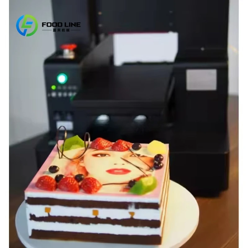 

Customized Food Grade Edible Ink Cake Printing Machine Food Dessert Printer for Cookies Chocolate Beans Macaron Easy Operation