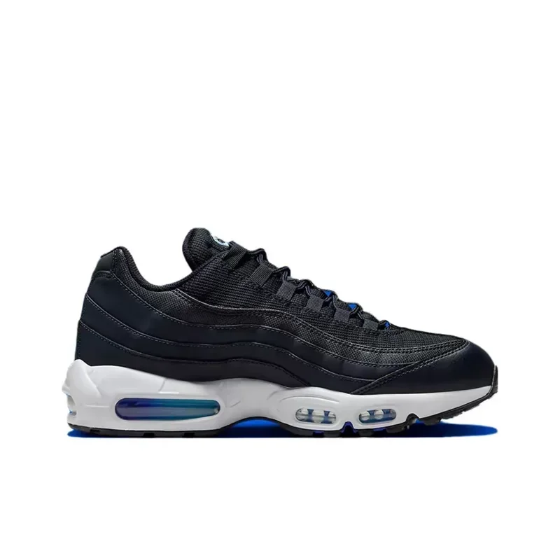 나이키 에어 맥스 95 다크 흑요석 레이서 블루 메쉬 에어 쿠션 경량 남성 여성 스포츠 운동화 운동화 FZ4626-400