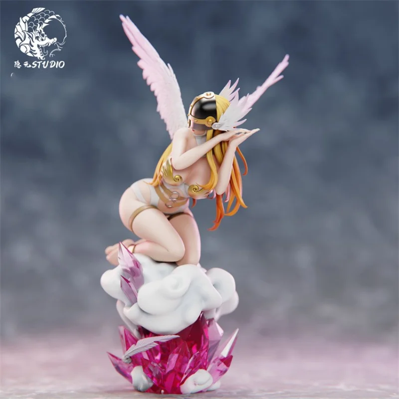 25Cm Yin Yuan Studio Gk Digimon Adventure Angewomon Lady Devimon Anime Action Figure Statue Ornament Model Garage Kit Toys Gift