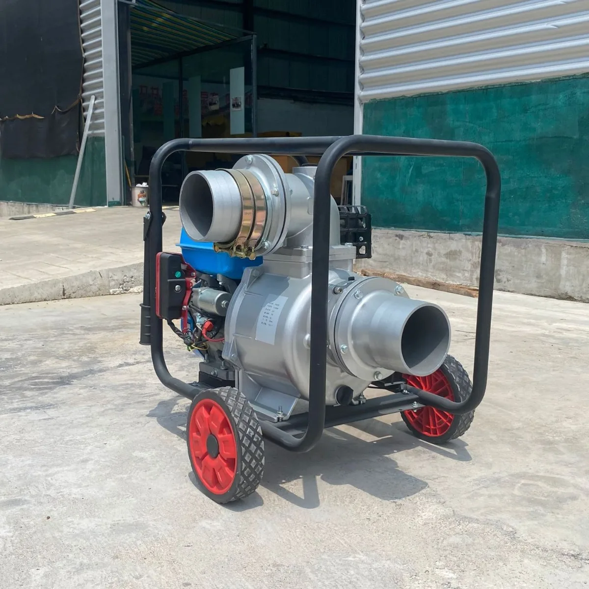 Oil pump, high head, large flow rate, 3-inch 75mm sewage pump, mobile and convenient