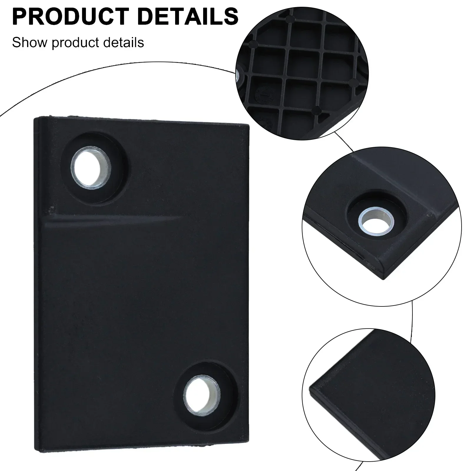 1Pair Car Rear Door Lock Cover Plate 1346548080,7235.C5 Rear Door Lower Striker Plate For Fiat For Ducato For For Relay