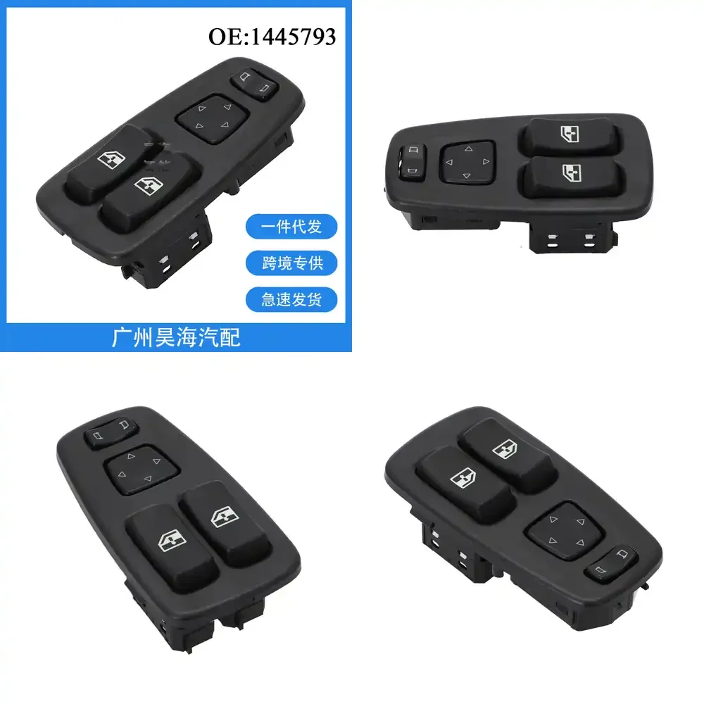 

Electric Window Switch for Scania Trucks 1445793 Power Glass Lift Control Button Automotive Interior Replacement Part for