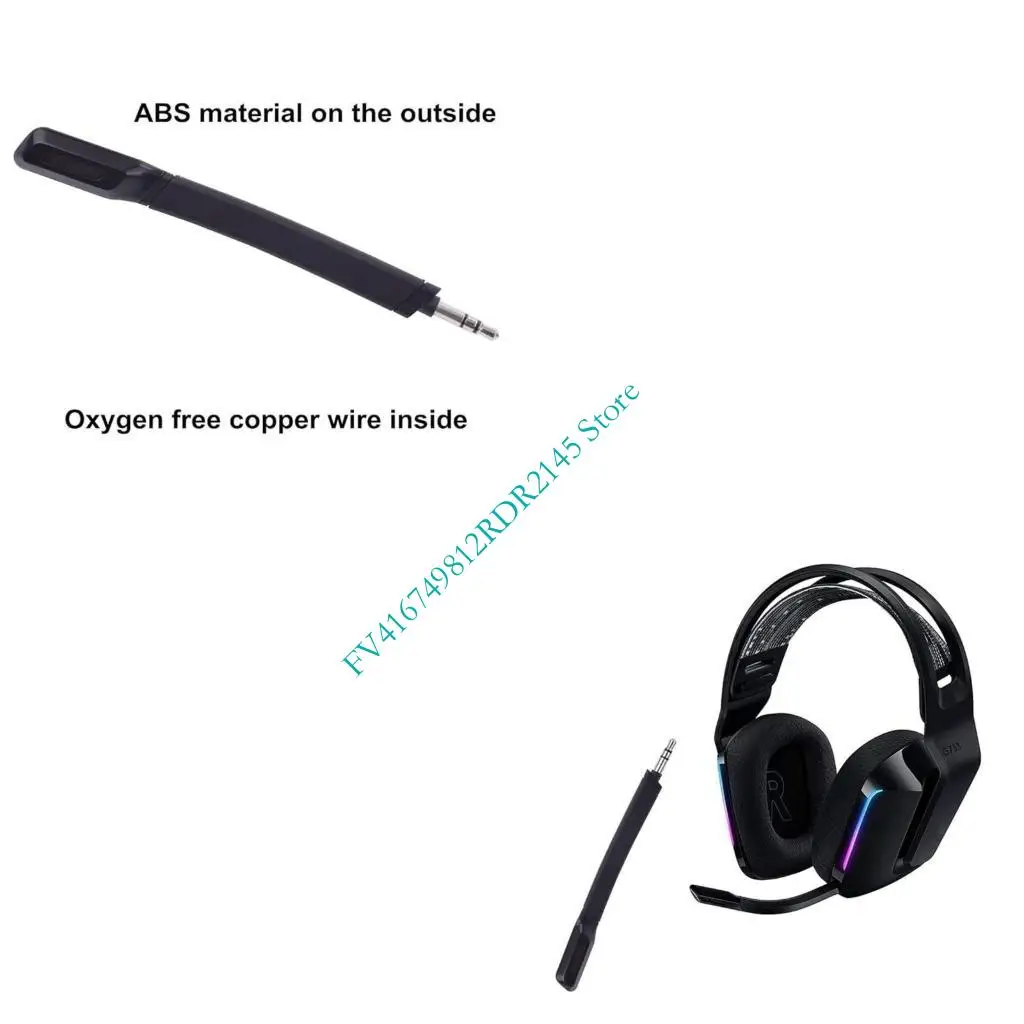 B2EF Беспроводная замена наушников 3,5 мм микрофон для G733 гарнитура микрофонный микрофон погрузился в качественные звуковые