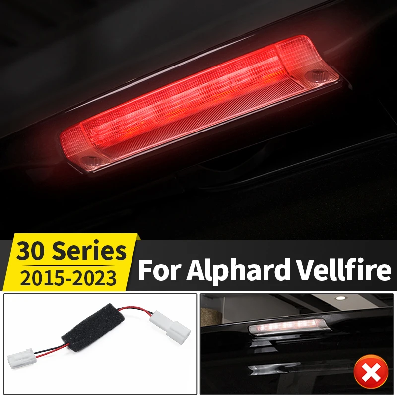 For Toyota Alphard Vellfire 30 Series 2015-2023 2022 Ah30 Stop Lamp Flashing Caustion Light, Upgrade Flashing Module Accessories