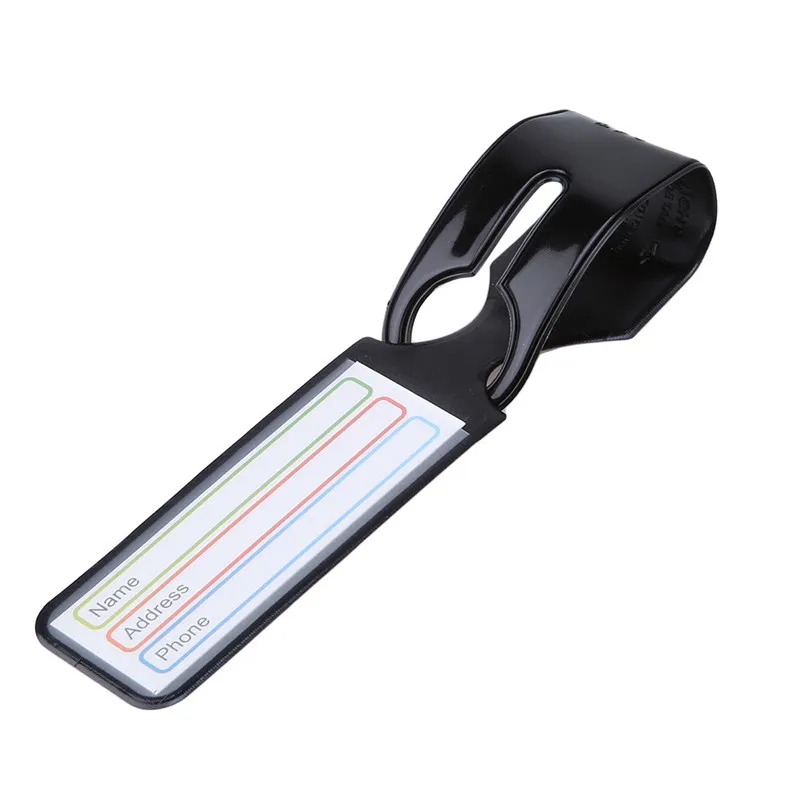 1/3Pcs Luggage Tag Bar Shape Travel Trolley Suitcase Business Card Consignment Bag Find Your Bag Quickly And Accurately