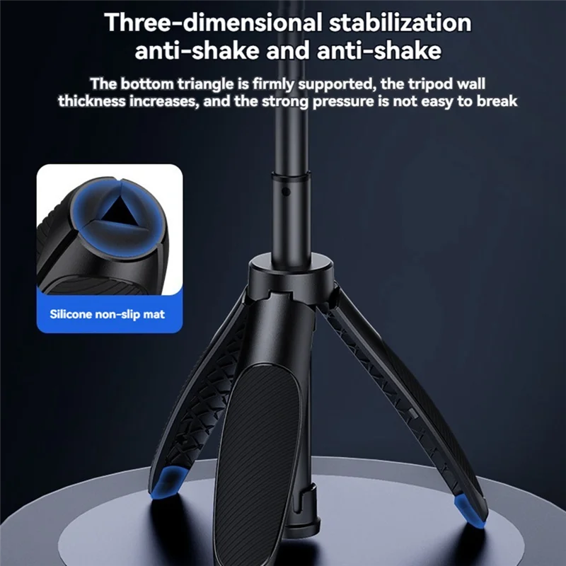 ABKI-складной штатив для селфи-палки с регулируемой длиной для Gopro13 DJI Osmo Action 5/4/3, аксессуары для экшн-камеры