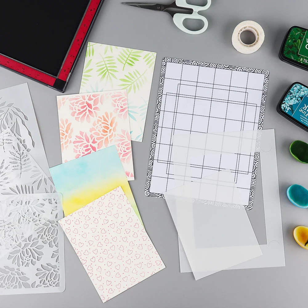 Tampon de coupe de polymères à faible adhérence, outil et accessoires de scrapbooking, multi-usage, artisanat de Noël, 6,5x8,5 pouces, 2022, nouveau, 2 pièces