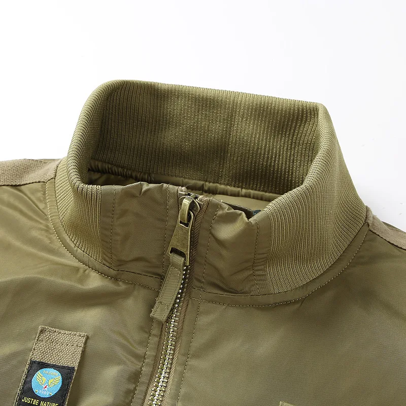 Chaqueta bomber MA1 invierno para hombre con relleno de algodón - imagen 4