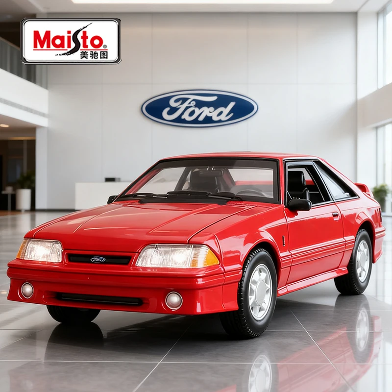 

Maisto 1:24 Ford Mustang SVT Cobra, легкосплавный автомобиль, литье под давлением и игрушечный транспорт, модель автомобиля, миниатюрная масштабная модель автомобиля для детей