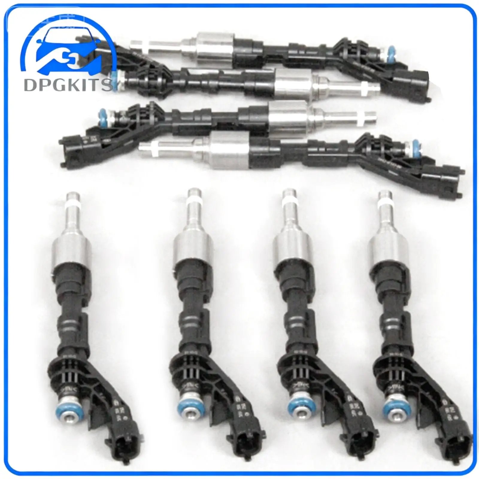 DPGKITS 8 Pcs Fuel injectors 0261500105 For 2010-2018 F-Type XF XFR XFR-S XJ XKR-S Range Rover Sport Jaguar XF 3.0L 5.0L V6 V8