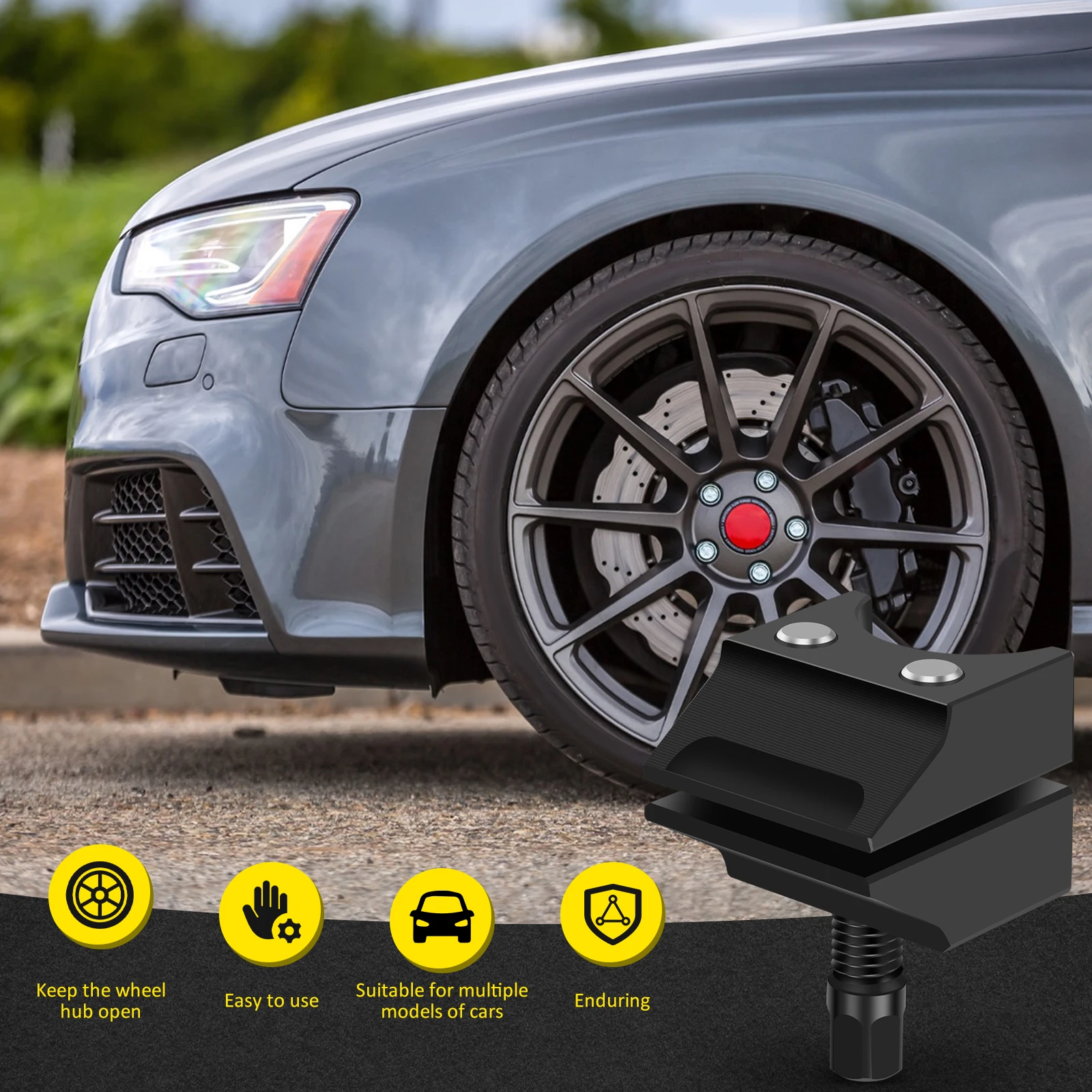 Hub Knuckle Spreader Double Ends Design Solid Steel Suspension Strut Spreader Tool Wide Compatibility Suspension Strut Split