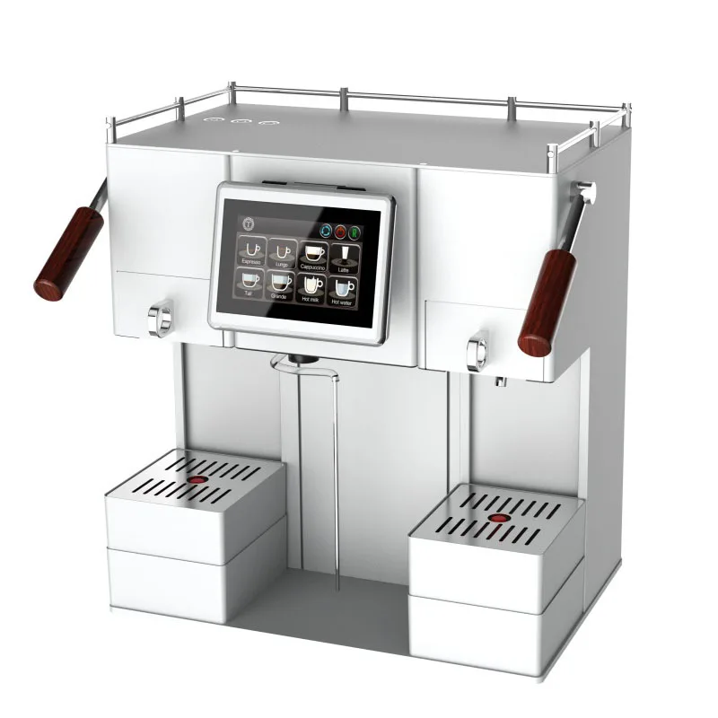 High Pressure Extraction Concentrated Italian Milk Foam Multifunctional Double Head Display Capsule Coffee Machine