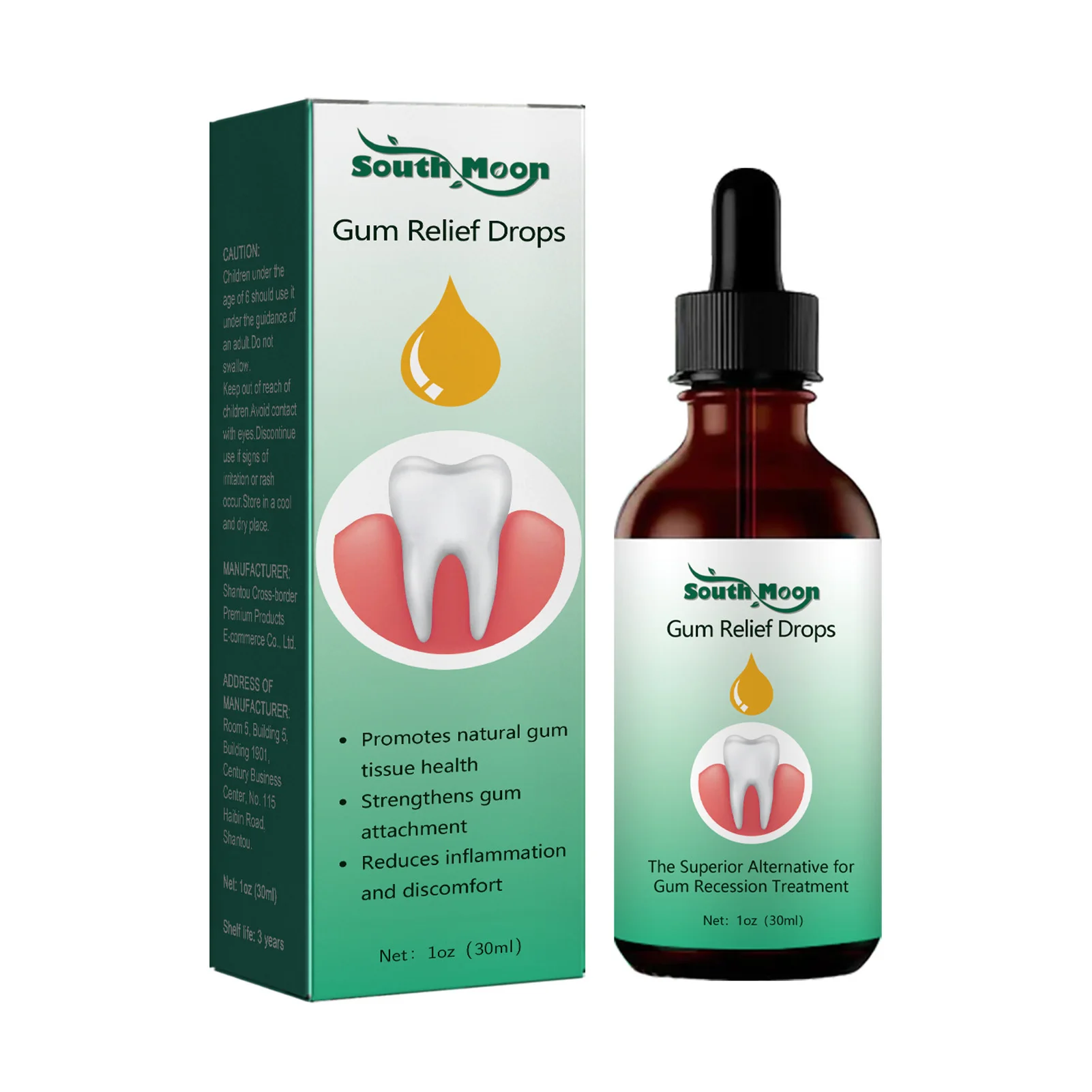 

30ml Gum Healthy Repair Drops Oral Gum Disease Essential Oils for Home Travel School Office