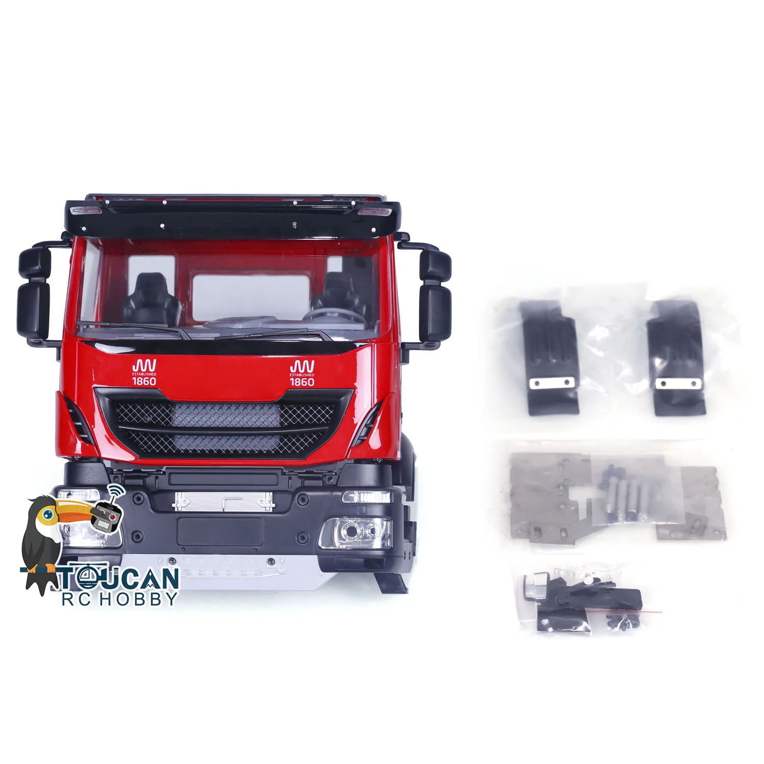 RC Trucks Spare Parts Cabin Shell For 1/14 Remote Control Truck Tamiyaya Car Toucan Accessories Th21807-Smt8