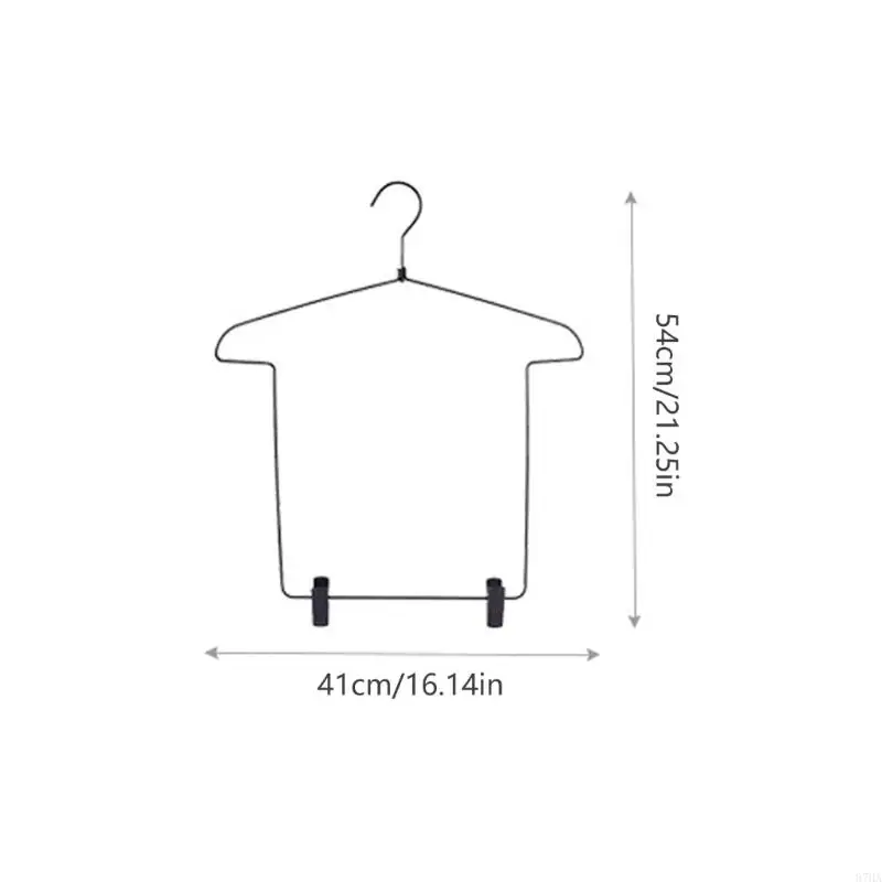 Space Efficient Garment With Sturdy Pant Clips High Capacity Hanging Rack For Modern Households 87HA