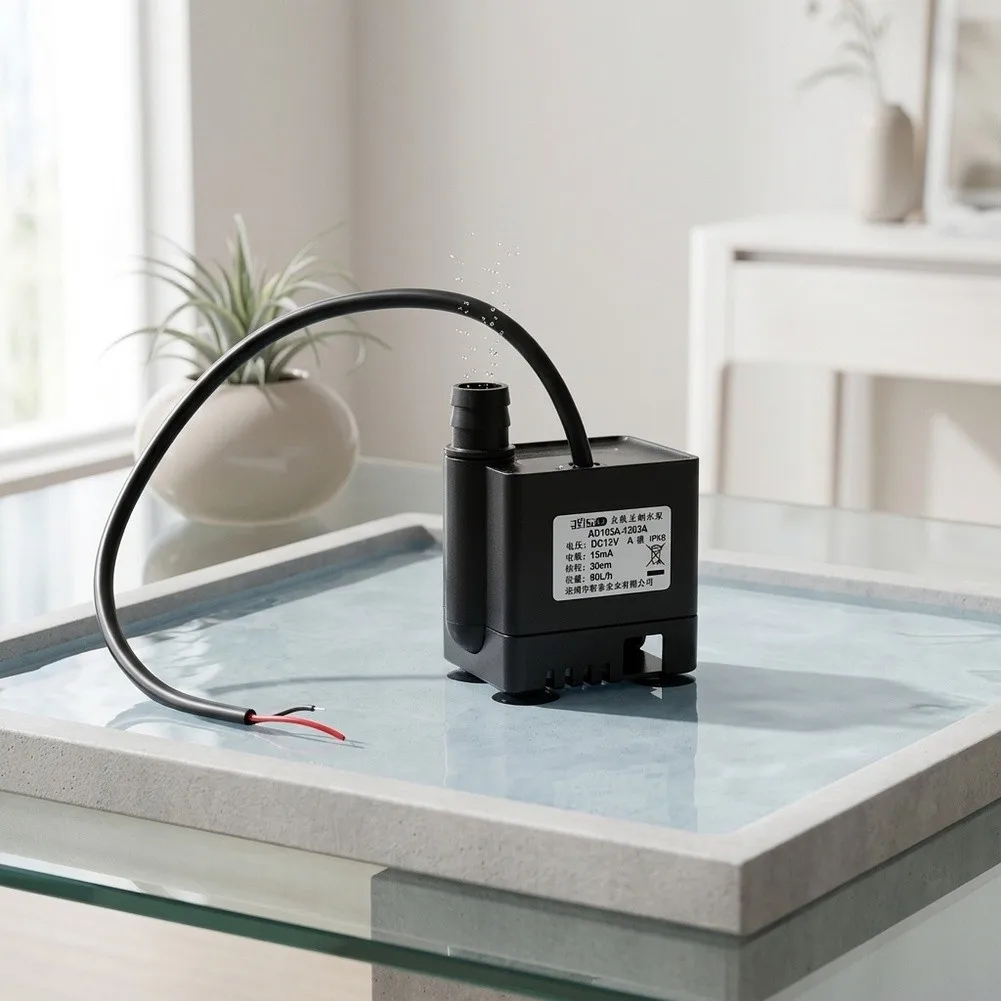 DC Brushless Water Pump For Pet Water Dispensers  Ultra Quiet  Aquarium Fountain Pond Water Circulation Pump For Home Use
