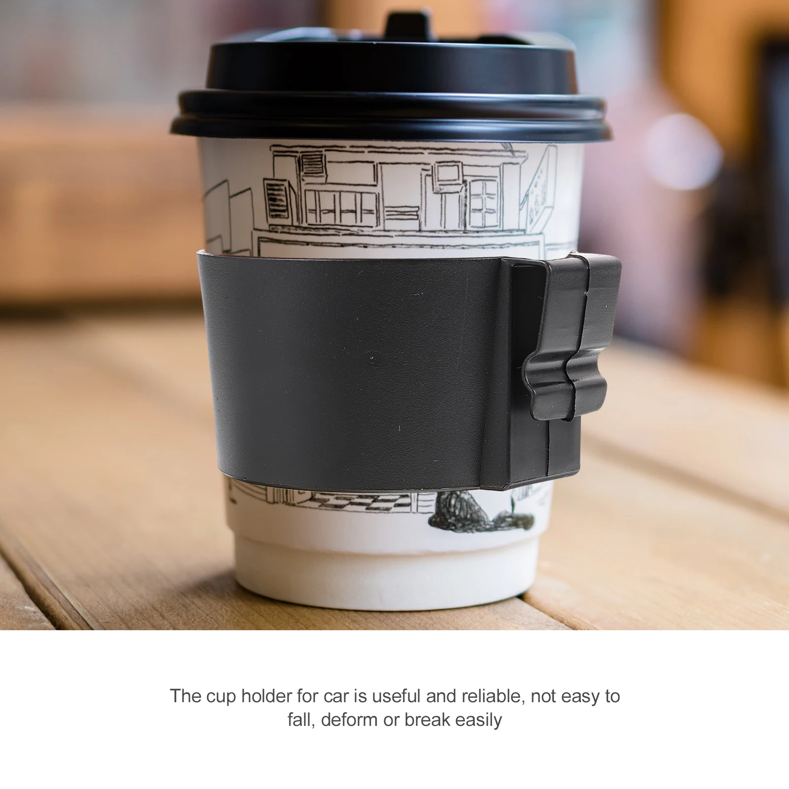 

1pcs Car Holder Portable Drink Practical Black Vent Auto Beverage Holder Plastic Kayak Car Cup Holders Storage