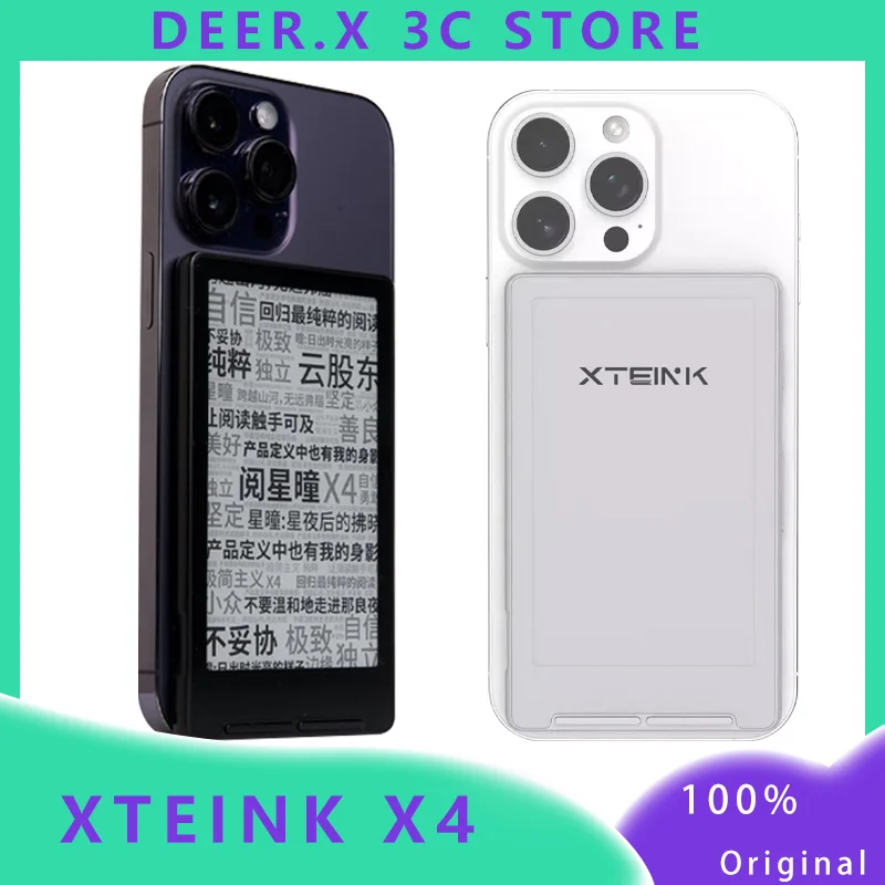 

XTEINK X4 E-Book Reader Ink Screen Magnetic Portable E-Book Readers 4.3-Inch E Ink Reader 800×480 Resolution 220ppi Give Gifts