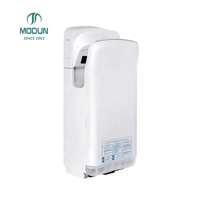 MODUN Wall Mount Sensor-Activated Electric Hand Dryer 100M/S Air Speed 23000r/min Motor Hotel house hold Use 5-7 Seconds Drying