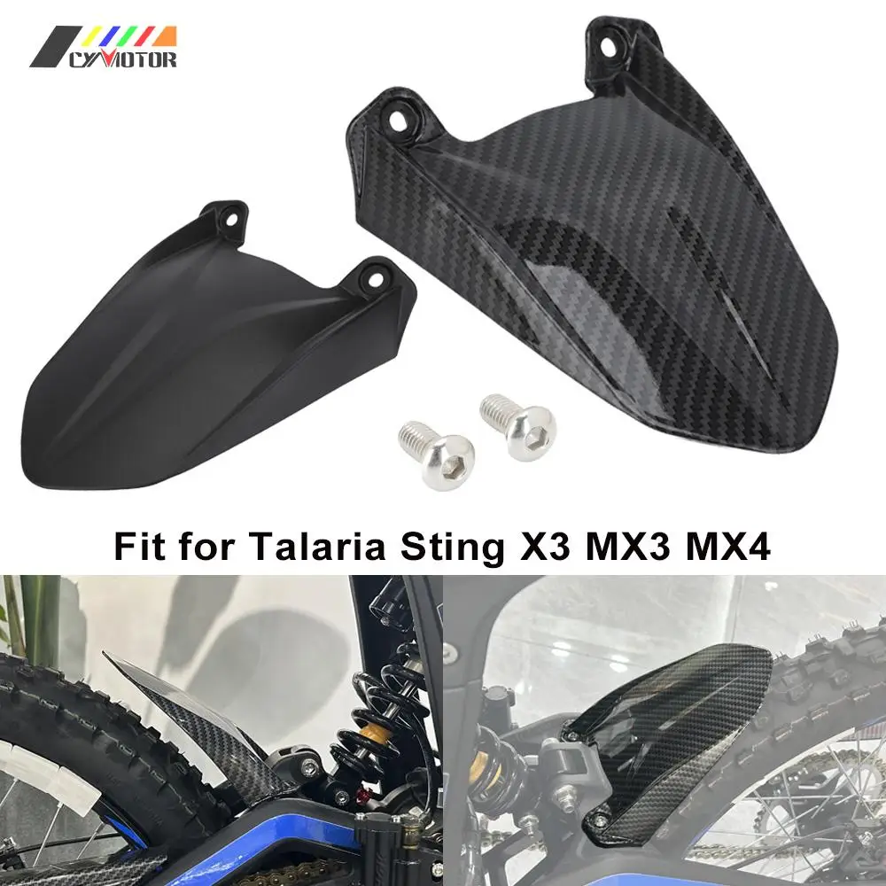 Rear Fender For Talaria Sting MX3 MX4 MX5 Mudguard Mudflaps Fairing Splash Guard Protector Cover Electric Dirt Bike Motorcycle