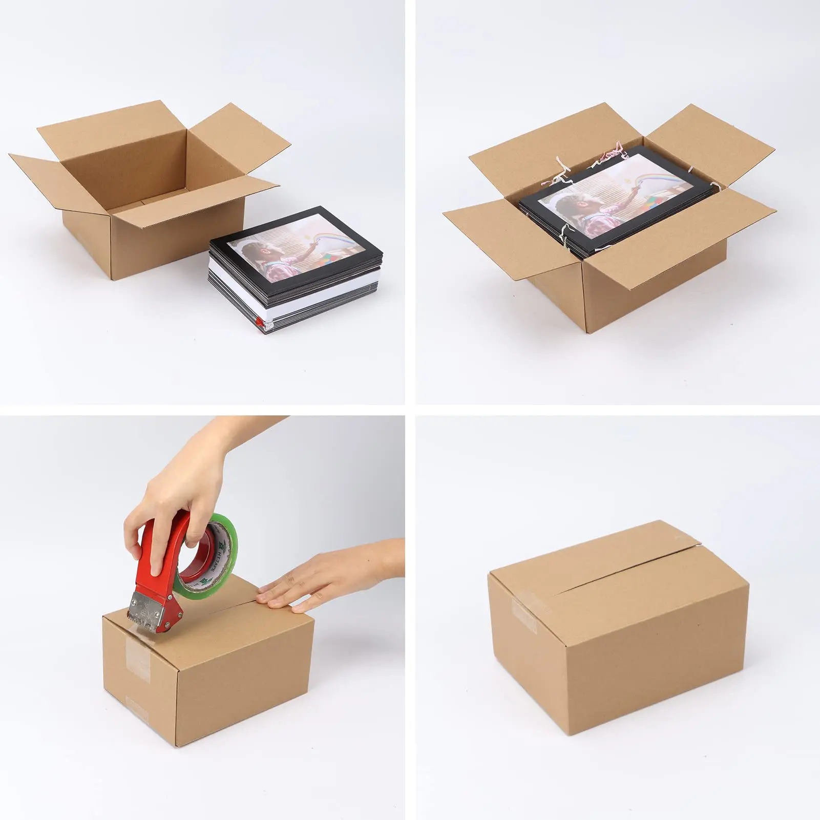 Small Business Use Transport Boxes. 15 Corrugated Cardboard Boxes Are Used For Transportation Packaging And Mailing