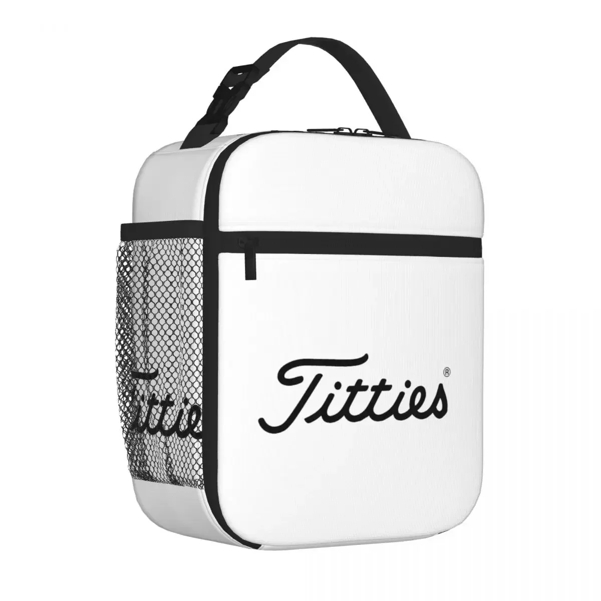 Titties Golf Ball Lunch Bags Insulated Lunch Tote Portable Thermal Bag Resuable Picnic Bags for Woman Work Children School