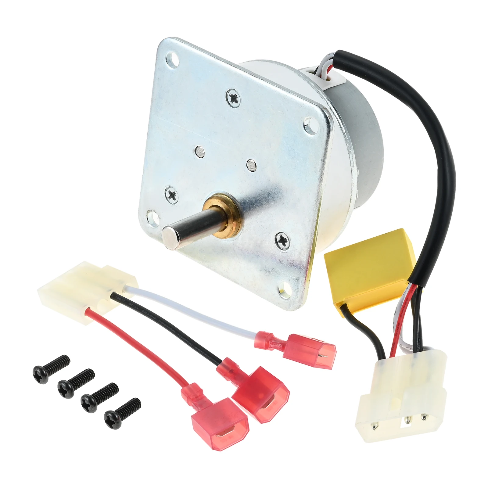 Pengganti Motor Umpan Auger untuk Kompor Pelet Quadra-Fire 812-4421 & 812-4420 2.4RPM 120V Cocok untuk Heatilator CAB50 PS35 PS50
