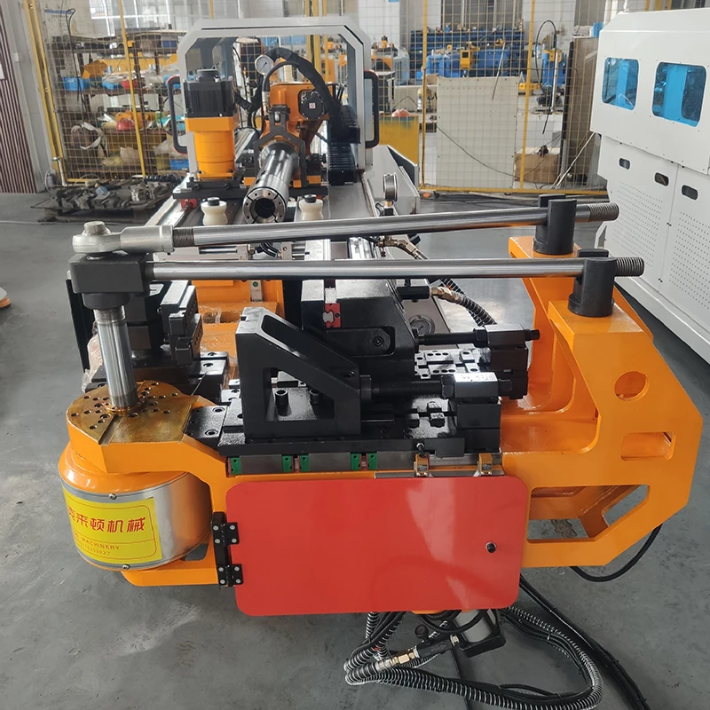 4 Axis pipe and tube bending machine with push bending function Automotive Aluminum steel Chair cnc Tube Bender Machine for sale