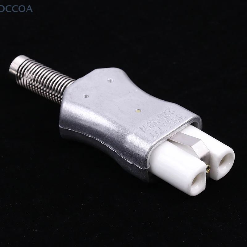 New 6mm IEC C8 Ceramic Wiring Industry Socket Plug High Temperature Male Female Connector Electric Oven Power Outlet 35A