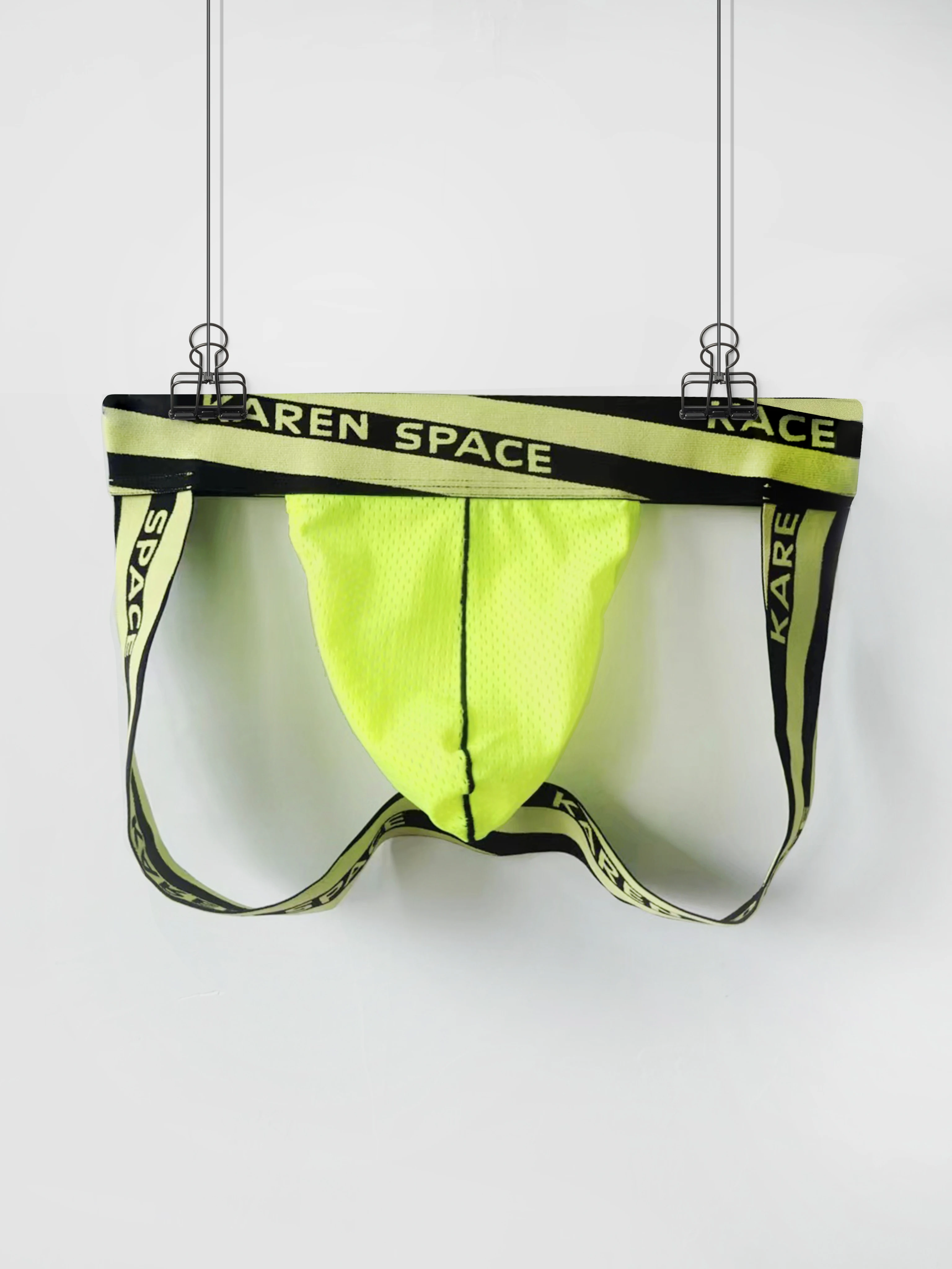 

Open Back Male G-String Men's Underwear Sexy Low Waist U Convex Pouch Elastic Belt Underpants Fashion Fancy Thongs Gay Jockstrap